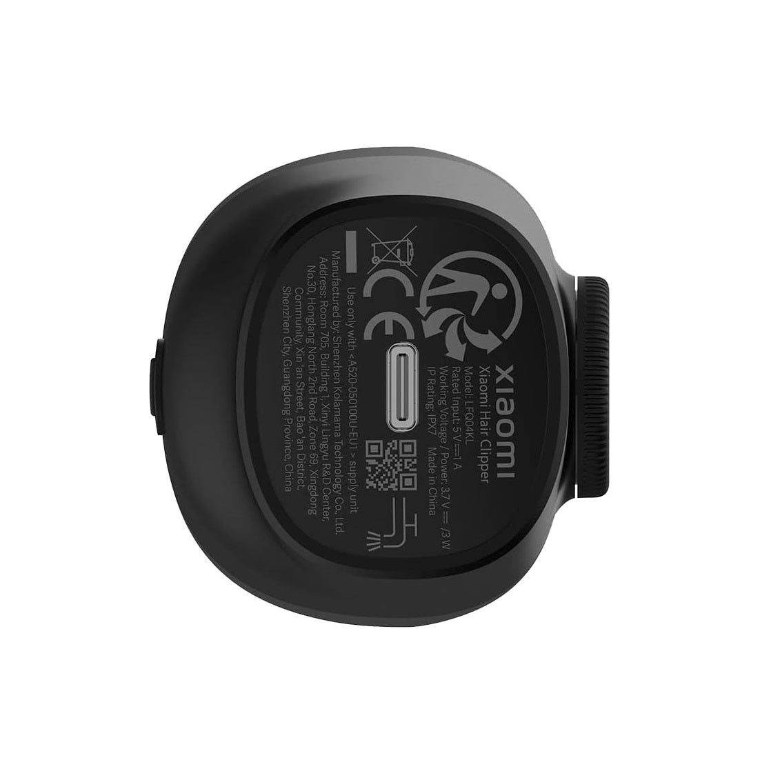 Xiaomi - Hair Clipper Rasoio Elettrico Ricaricabile Regolabile Waterproof Black Tagliacapelli Regola Barba