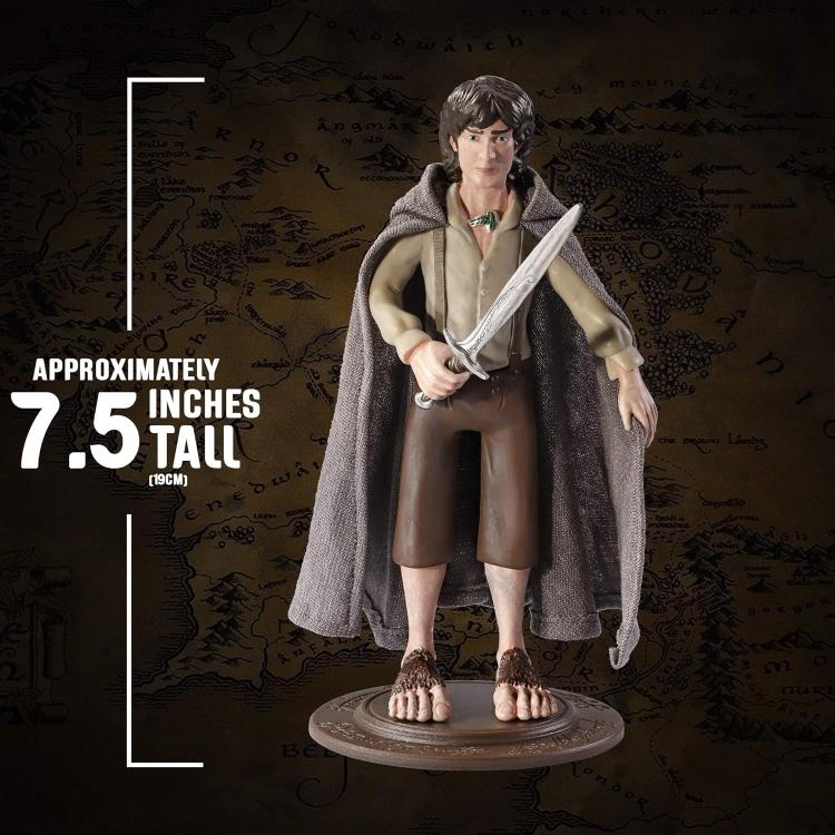 BENDYFIGS LORD OF THE RING FRODO BAGGINS ACTION FIGURE 18CM SIGNORE DEGLI ANELLI