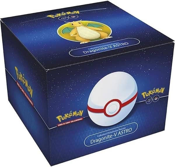 Pokemon Go - Dragonite-V Astro Collezione Portamazzo Premier Special Tgc Gcc