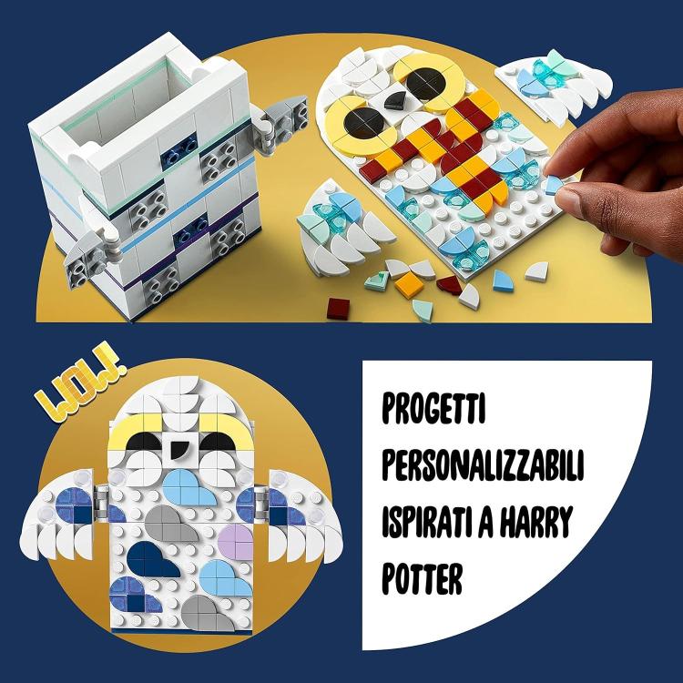 Lego Dots 41809 Portamatite Di Edvige La Civetta Di Harry Potter Portapenne +Acc