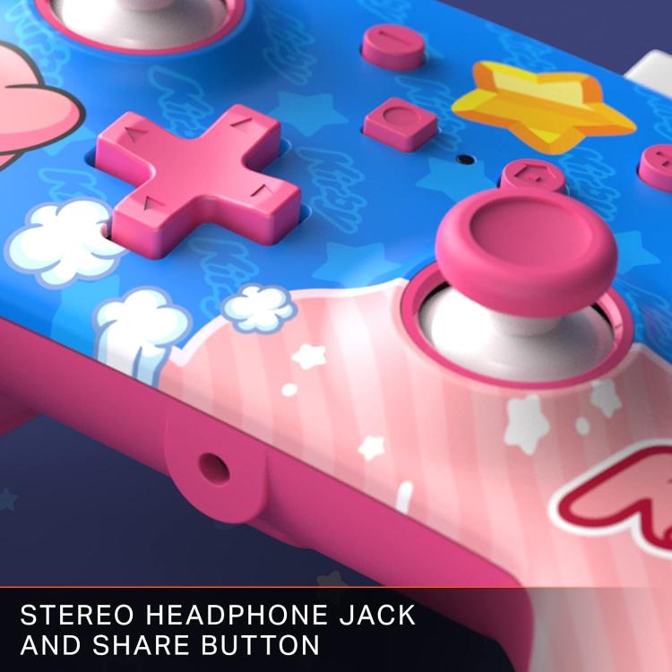 Powera Enanched Wired Controller Cablato Programm. Nintendo Switch (Kirby Star)