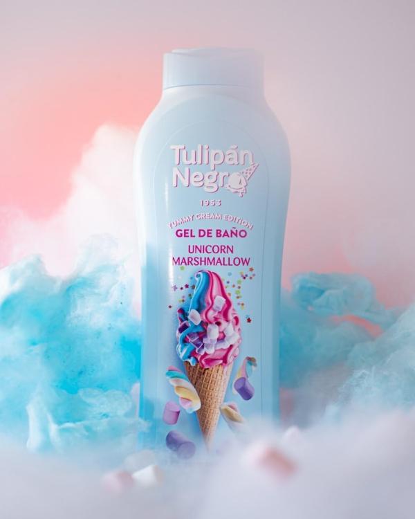 Tulipan Negro Shower Gel Bagno Doccia (Unicorno Marshmallow) Bagnoschiuma 650Ml