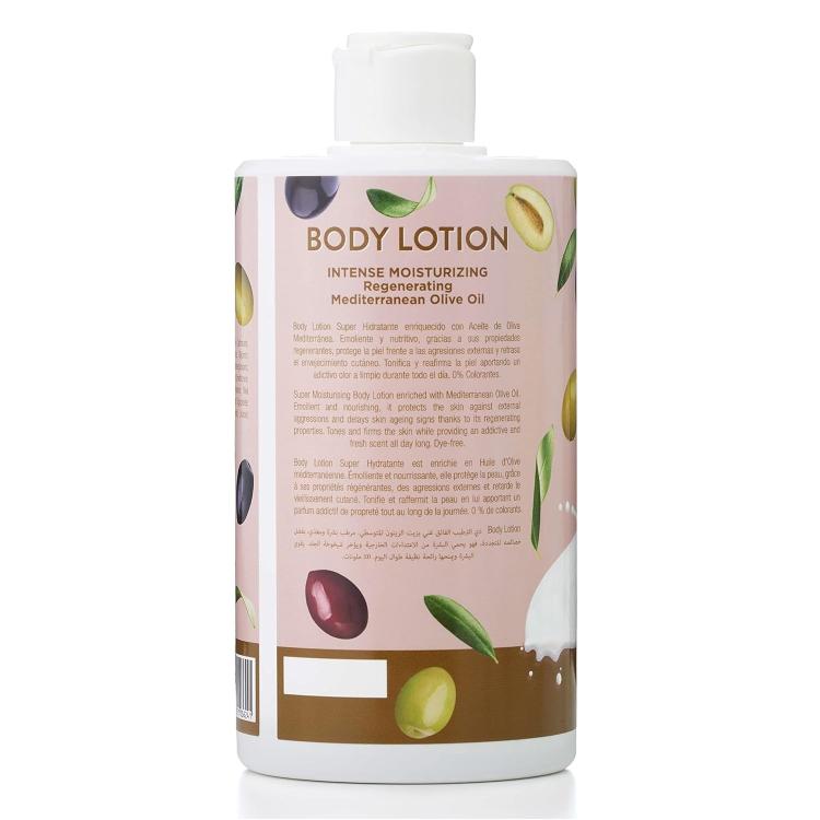 Tulipan Negro Lozione Corpo Body Crema Idratante (Olio Oliva Mediterranea) 400Ml
