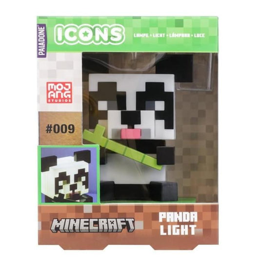 Paladone Lampada Led Da Tavolo 3D Minecraft 009 Panda Light Luce Notturna Gadget