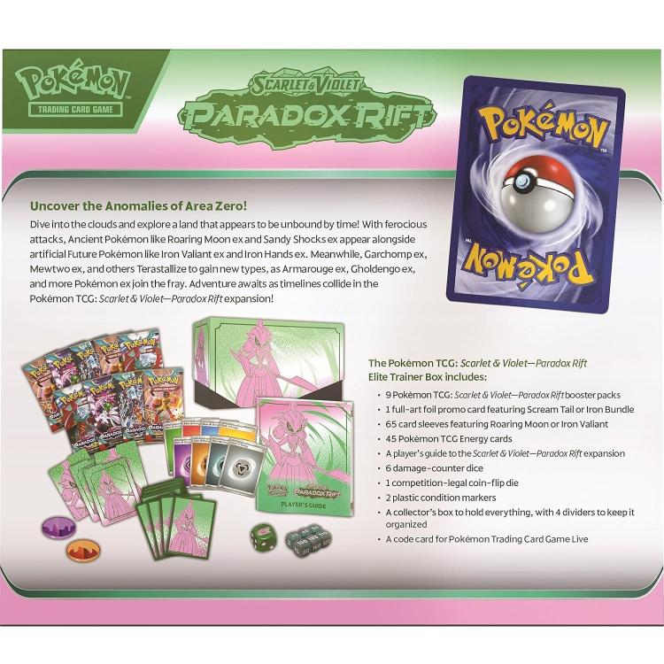 Pokemon Set Allenatore Fuoriclasse Paradosso Temporale (Eroeferreo) Carte - Eng