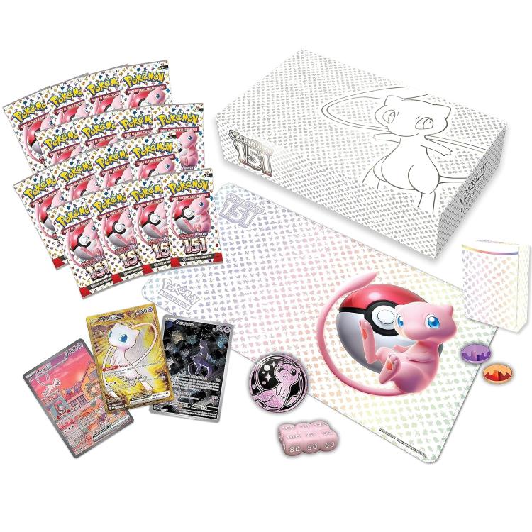 Pokemon - Collezione Ultra Premium "Scarlatto E Violetto 151" Mew Gcc Carte