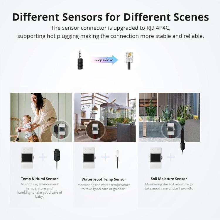 Sonoff Thr320 Th Origin Smart Wifi Interruttore Temperatura Umidità Alexa Google