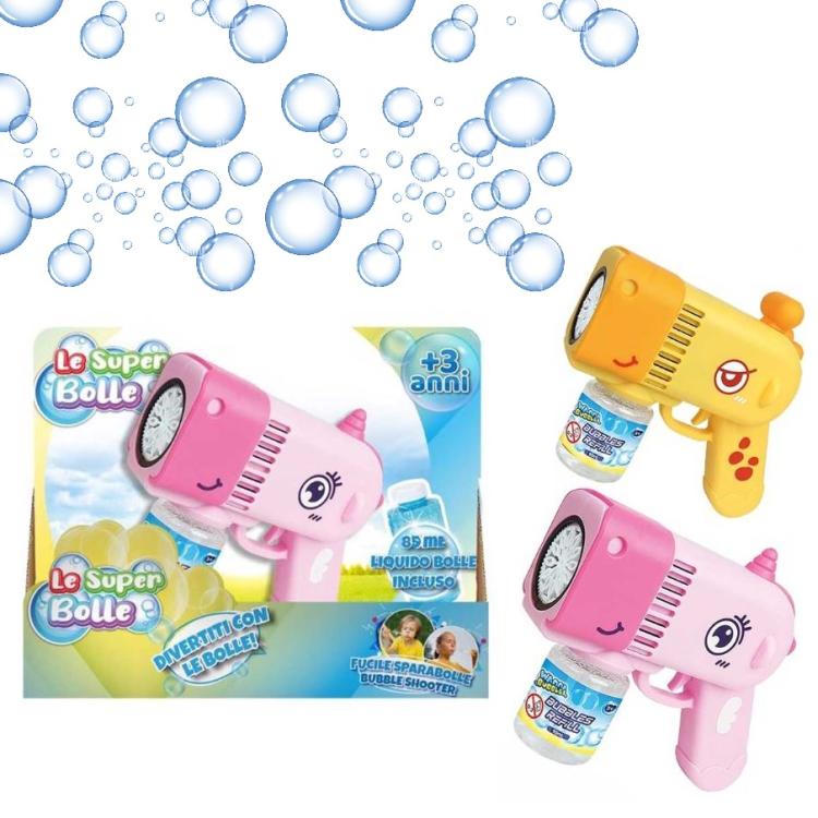 Joko Pistola Spara Bolle Sapone Giocattolo Bambini Luci/Suoni Batteria Dinosauro