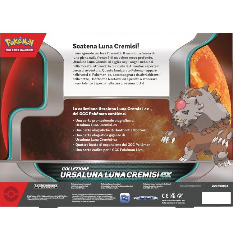 Pokemon Collezione (Ursaluna Luna Cremisi-Ex) Gcc Espansione Gioco Di Carte - It