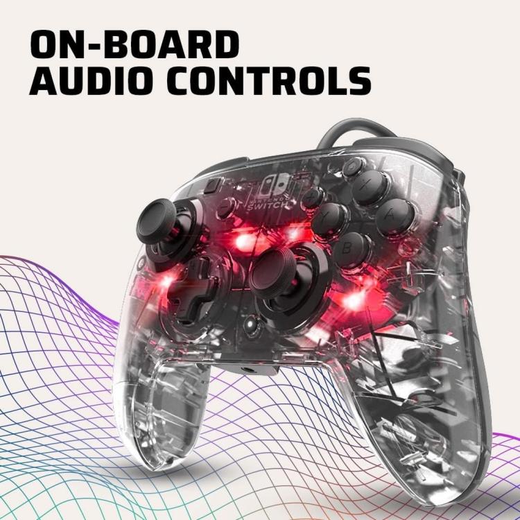 Pdp Controller Deluxe+ Audio Wired Nintendo Switch Afterglow Prismatic Pad Led