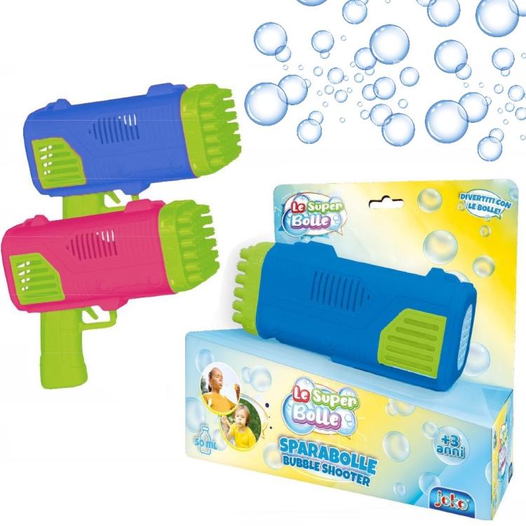 Joko - Pistola Spara Bolle Sapone Giocattolo Bambini Luci E Suoni A Batteria 36F