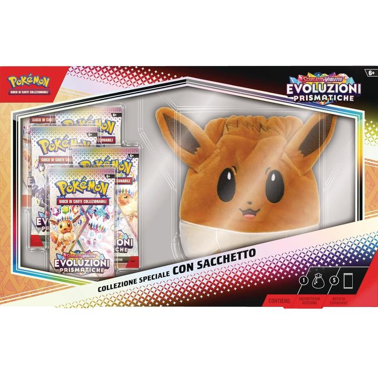 Pokémon - Evoluzioni Prismatiche: Collezione Speciale 5 Buste Con Sacchetto Ita
