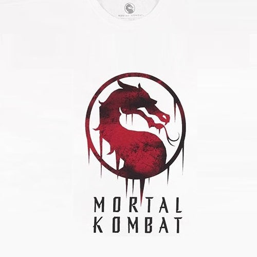 DIFUZED - T-SHIRT: MORTAL KOMBAT (XL) MAGLIA LOGO VIDEOGAMES VIDEOGIOCO PS4 PS5
