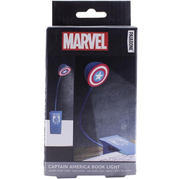 Paladone Marvel Lampada A Morsetto Da Lettura (Capitan America) Scudo Ufficiale