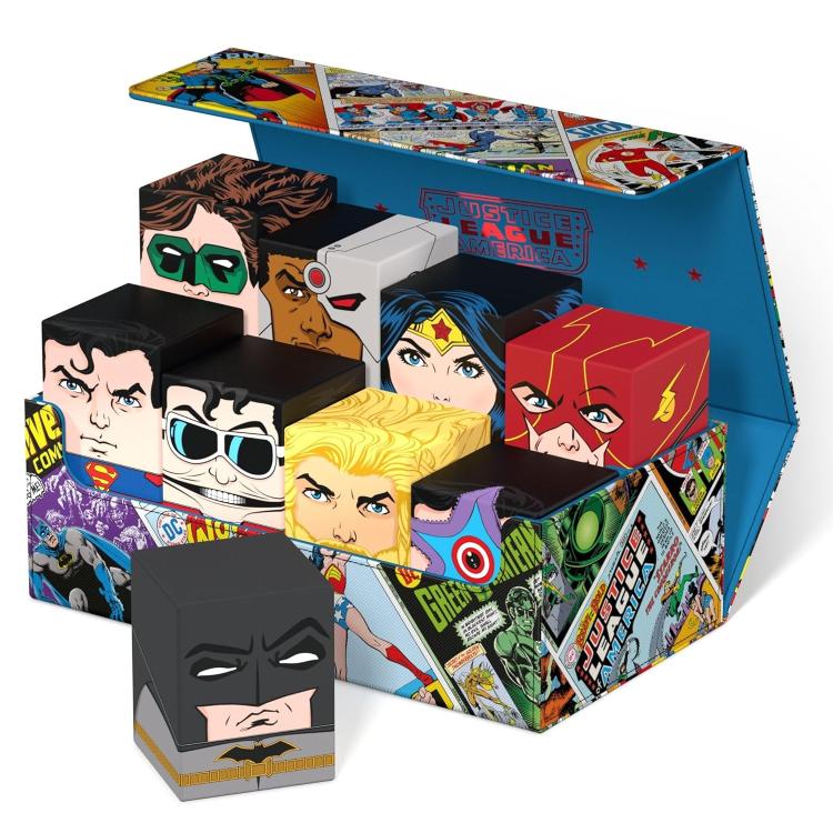 Squaroes Collectors Case (Justice League) Scatola Porta Mazzo Carte Collezione