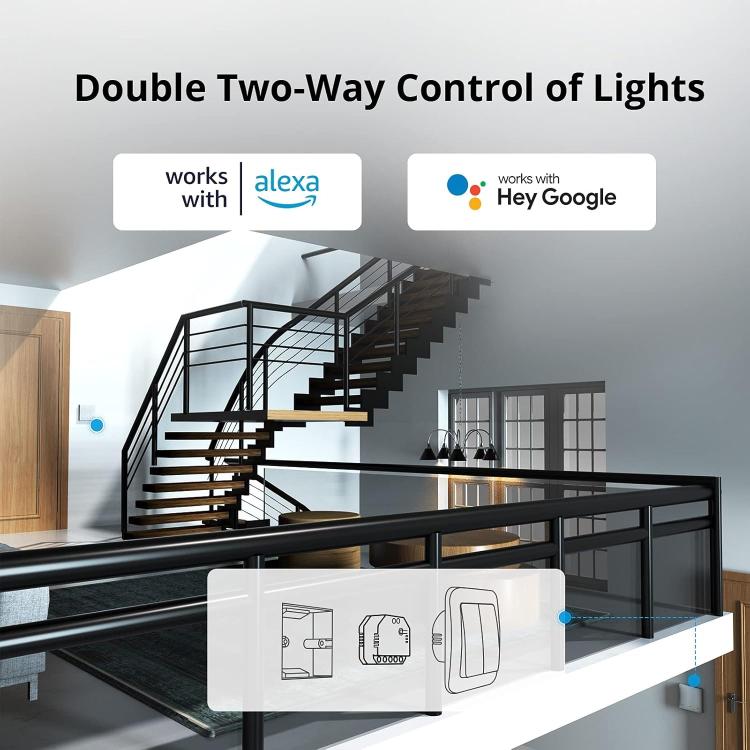 Sonoff Dual R3 Controllo Vocale Consumi Tapparelle 2 Canali Wifi Domotica Alexa