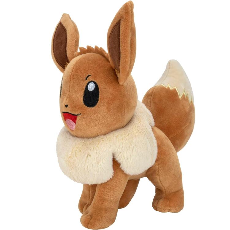 Pokémon - Peluche (Eevee) Da 20Cm Pupazzo Plush Con Dettagli Giocattoli Bambini