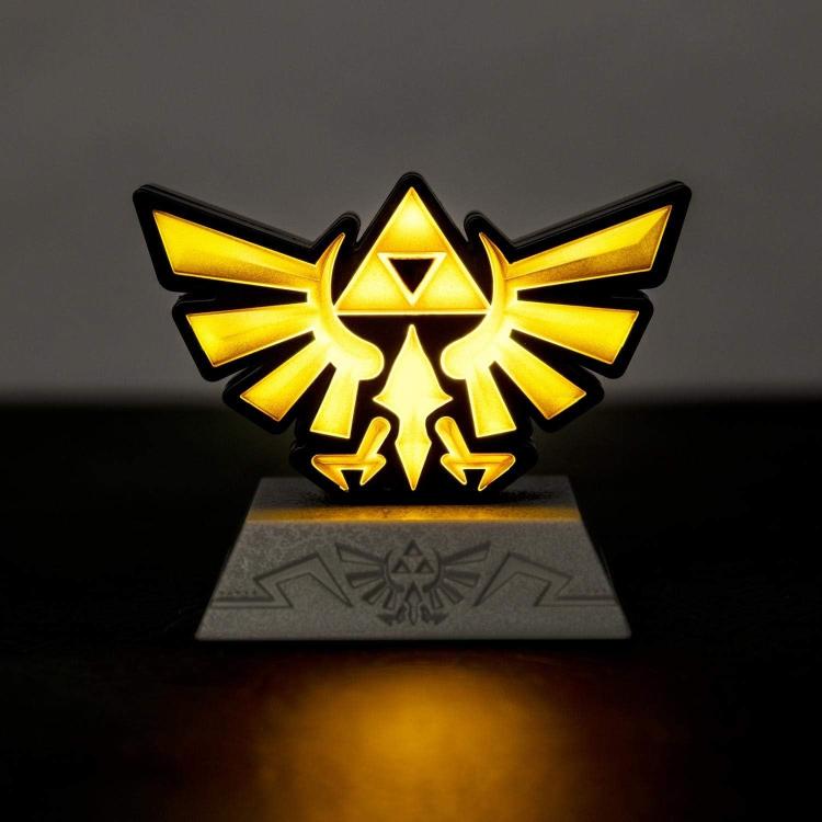 Paladone Lampada Da Tavolo 3D Zelda 007 Hyrule Crest Light Luce Notturna Studio