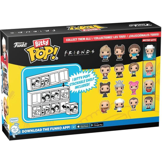 Funko Bitty Pop! Friends: 4Pack Rachel Green/Chandler Bing/Ross Geller/ +Mystery