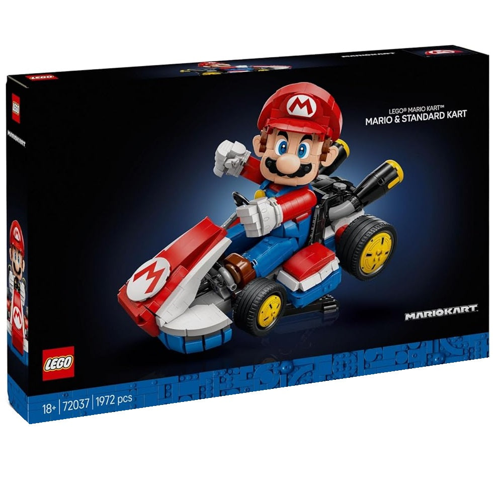 Lego - Super Mario Kart 72037 (Mario & Standard Kart) 1972 pz 18+ Costruzioni