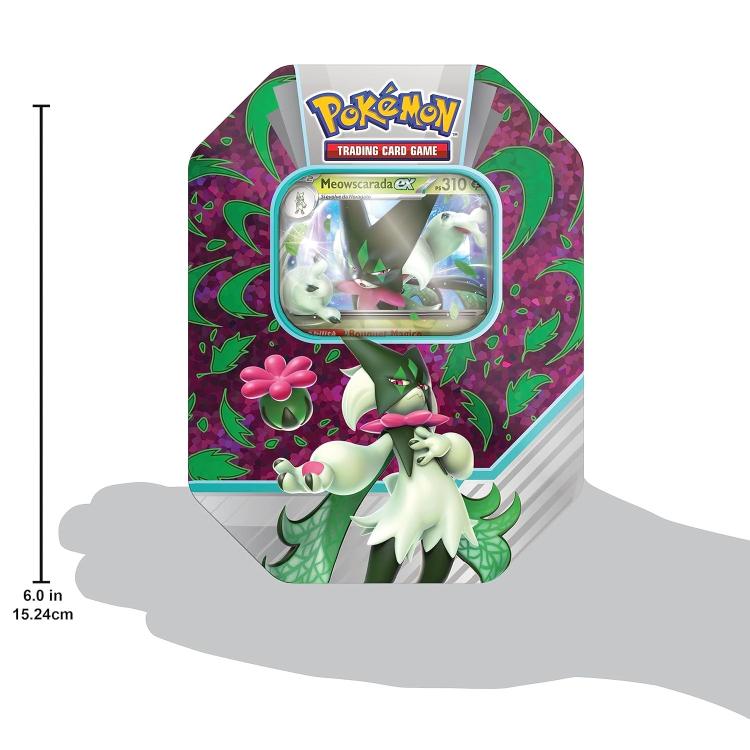 Pokemon Tin: Compagni D'Avventura Di Paldea Espansione Partner (Meowscarada-Ex)