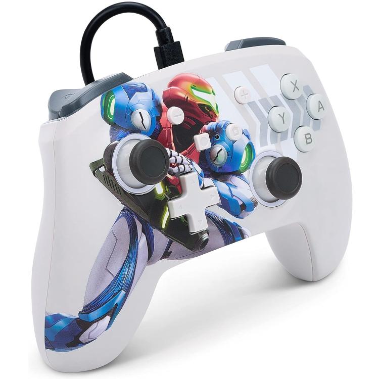 Powera Controller Cablato Enanched Programmabile Nintendo Switch - Metroid Dread