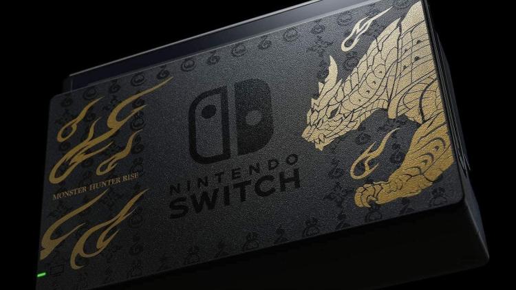 Nintendo Switch Console Portatile 1.1 + Monster Hunter Rise (Special Edition)