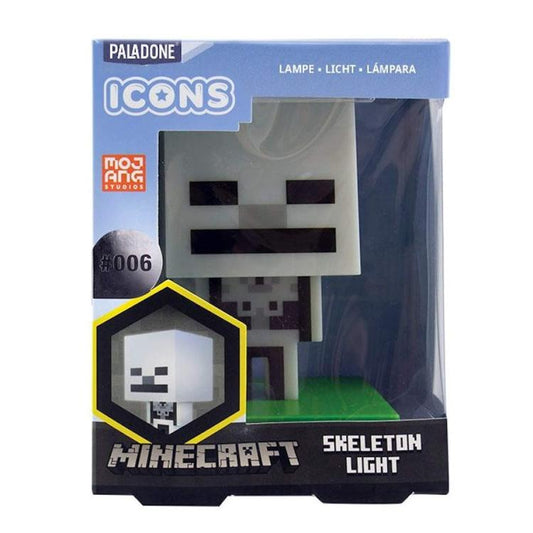 Paladone Lampada Da Tavolo 3D Minecraft 006 Skeleton Light Luce Notturna Gadget