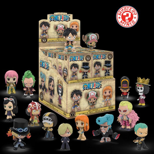 Funko Pop Mystery Minis: One Piece Anime Luffy Vinyl Mini Action Figure (Random)