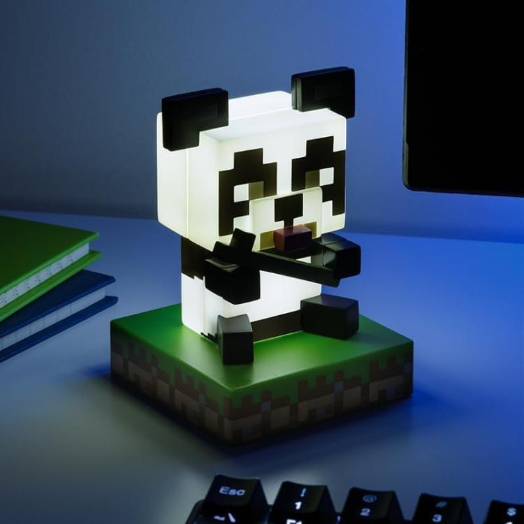 Paladone Lampada Led Da Tavolo 3D Minecraft 009 Panda Light Luce Notturna Gadget
