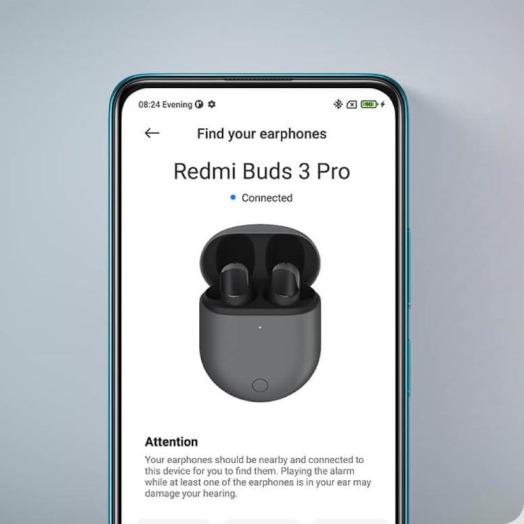 Xiaomi Auricolari (Redmi Buds 3 Pro) Cuffie Wireless Senza Fili Bluetooth Grigio