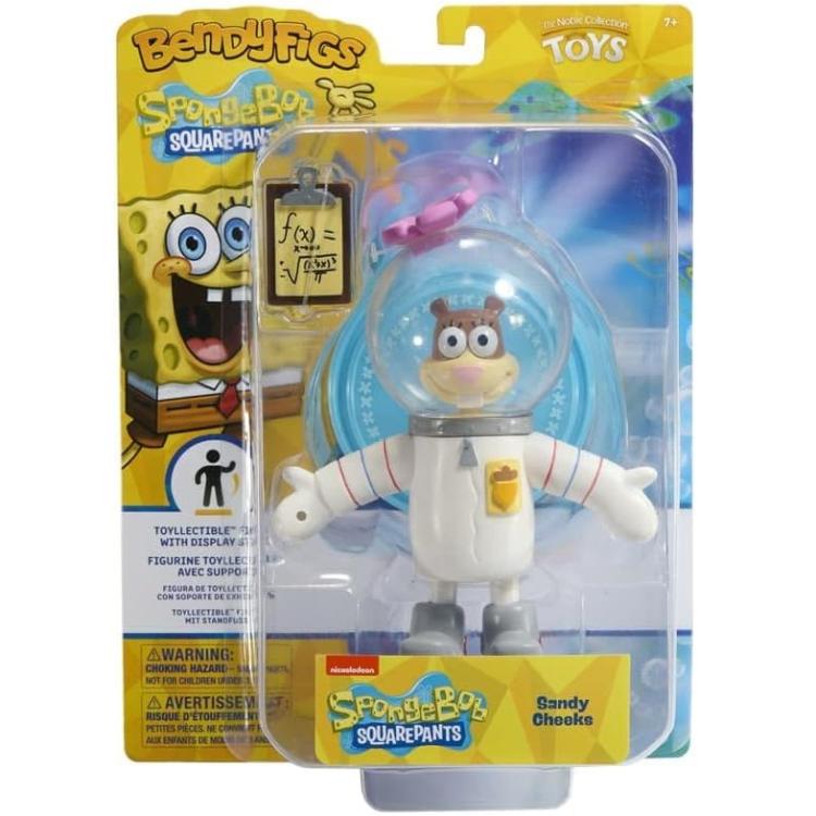 BENDYFIGS - SPONGEBOB SQUAREPANTS (SANDY CHEEKS) ACTION FIGURE 16CM NOBLE COLL.