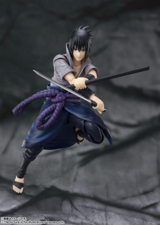BANDAI SH FIGUARTS : NARUTO SHIPPUDEN (SASUKE UCHIHA) HATRED FIGURE ANIME 15CM