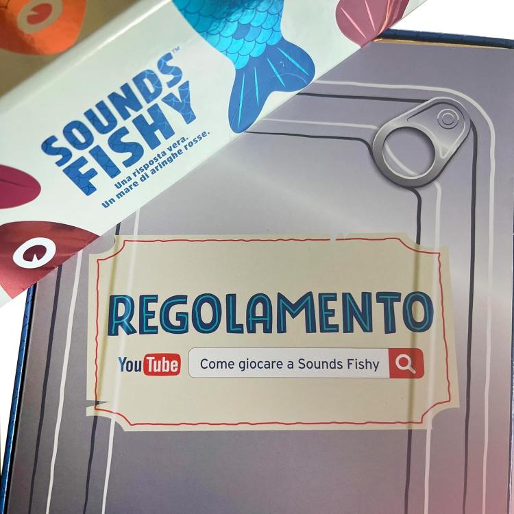 Asmodee: Sounds Fishy - Gioco da Tavolo Party Game 10+ 4-10 Giocatori Ediz. Ita