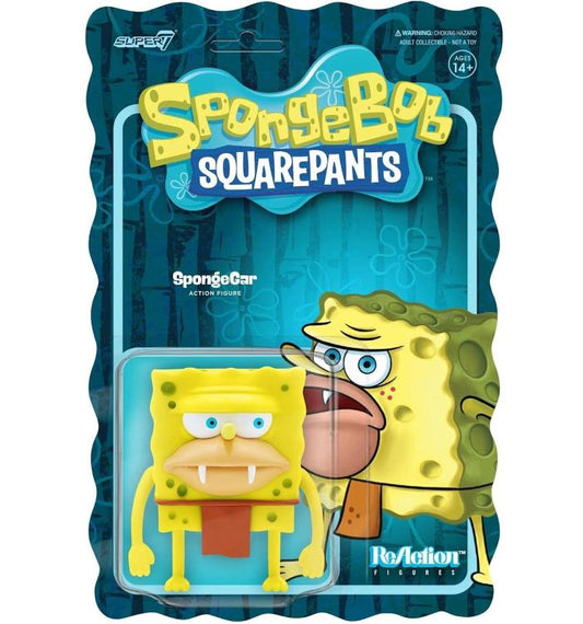 Super7 Spongebob "Spongegar" Action Reaction Figure Figura Da Collezione