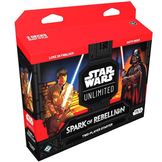 Star Wars Unlimited Spark Of Rebellion Two-Player Starter Cioco Carte Card Game