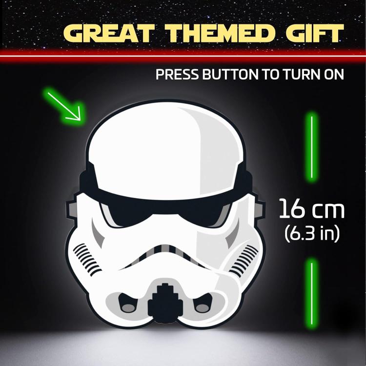 Paladone Lampada Da Tavolo 3D Star Wars Stormtrooper Light Luce Notturna Gadget