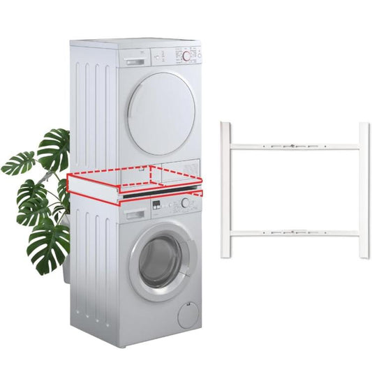 Superior Tower Slim Kit Sovrapposizione Lavatrice/Asciugatrice Con Ripiano 60Kg