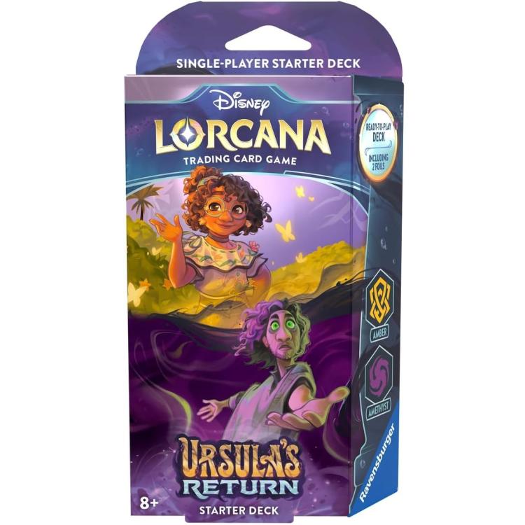 Disney Lorcana "Ursula'S Return" Display 8Pz Starter Deck Ritorno Di Ursula Eng