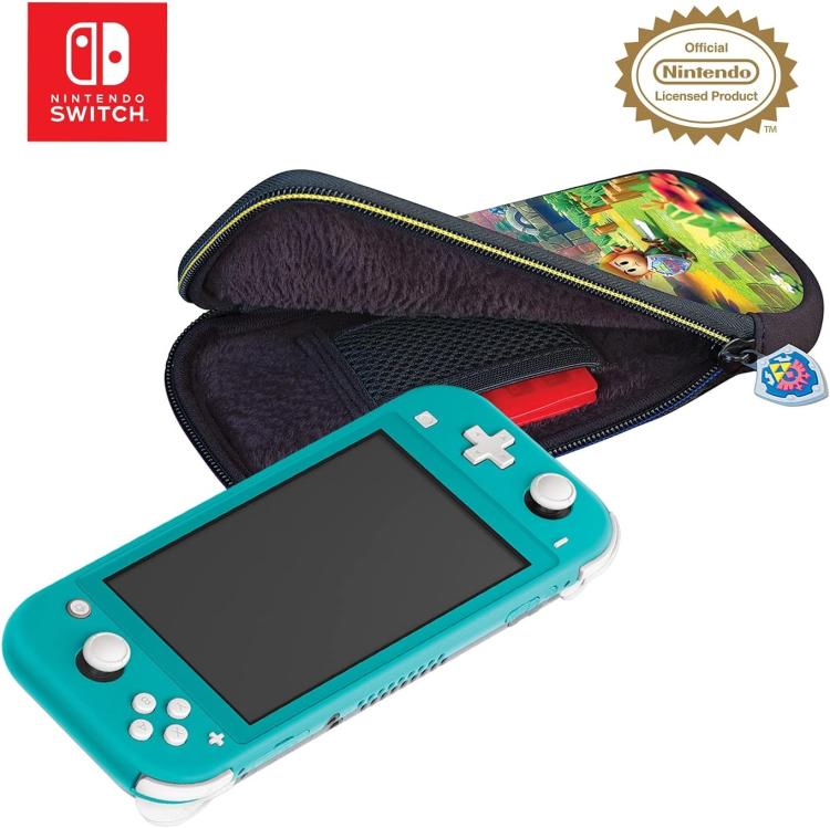 BIGBEN CUSTODIA MORBIDA ZELDA LINK'S AWAKING PER SWITCH LITE UFFICIALE NINTENDO