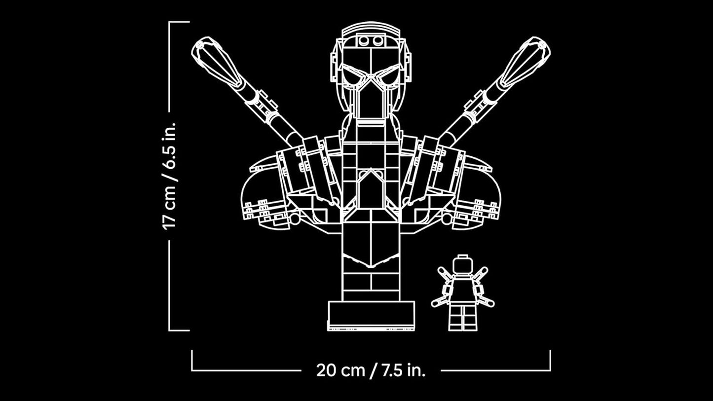 Lego - Marvel 76326 (Busto di Iron Spider-Man) Figure Costruzioni 379 pz 18+ Infinity