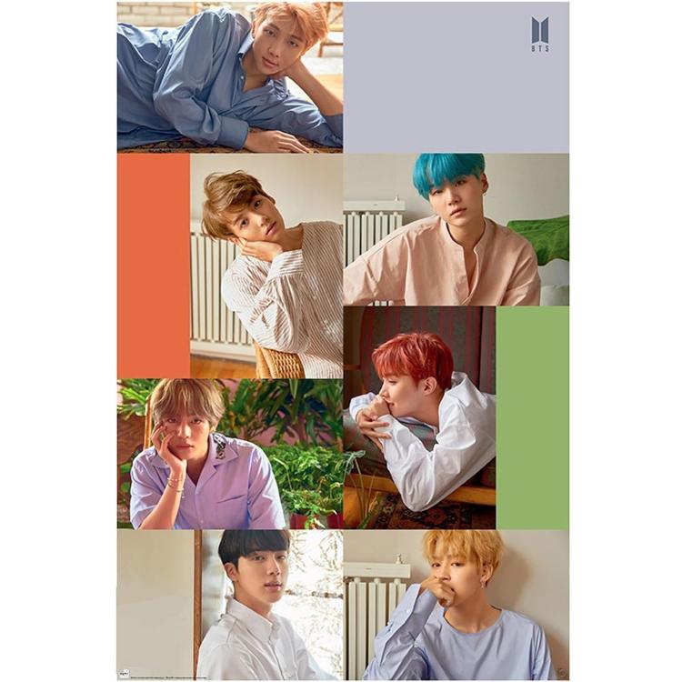 ABYSTYLE MAXI POSTER COLLAGE BTS : "CALIFORNIA" POP BAND (GB EYE) 91,5x61cm