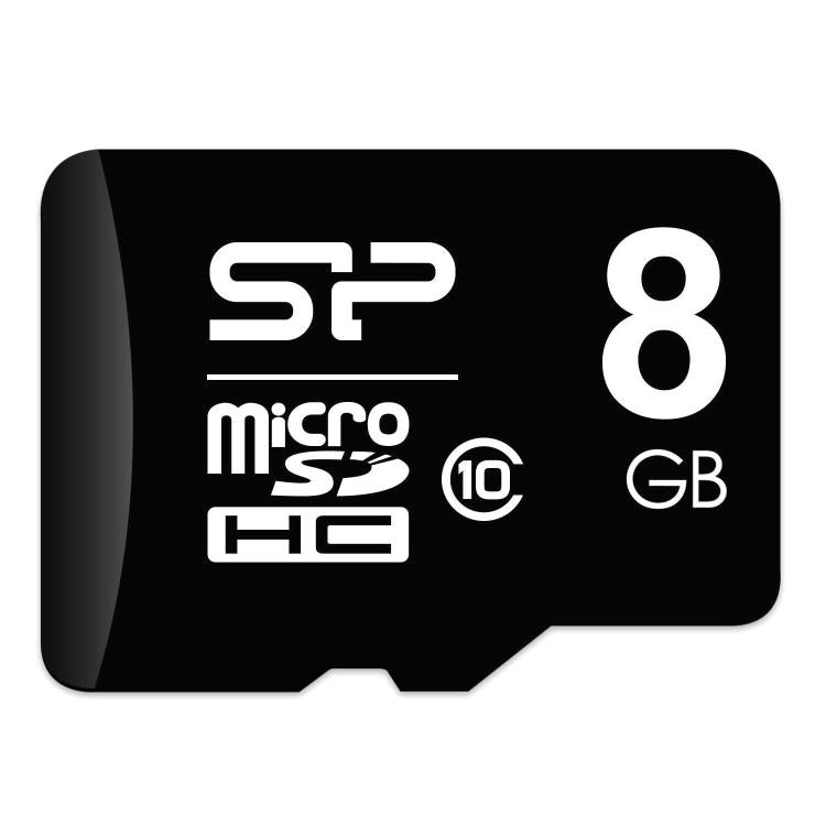 Silicon Power Microsdhc Card 8 Gb Micro Sd Memoria/Adattatore Sp V10 Classe 10