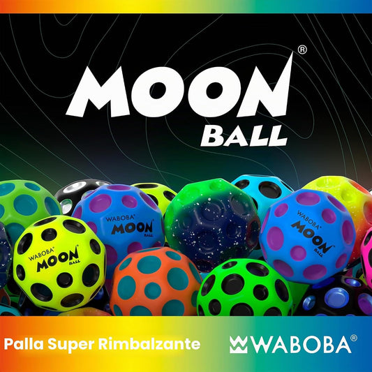 Waboba Pallina Original Dark Side of the Moon Ball (1pz) Palla IPER RIMBALZANTE che rimbalza, originale per saltare, Giocattolo ad alte prestazioni per un'estate di divertimento senza fine (Il lato oscuro della luna) VERDE
