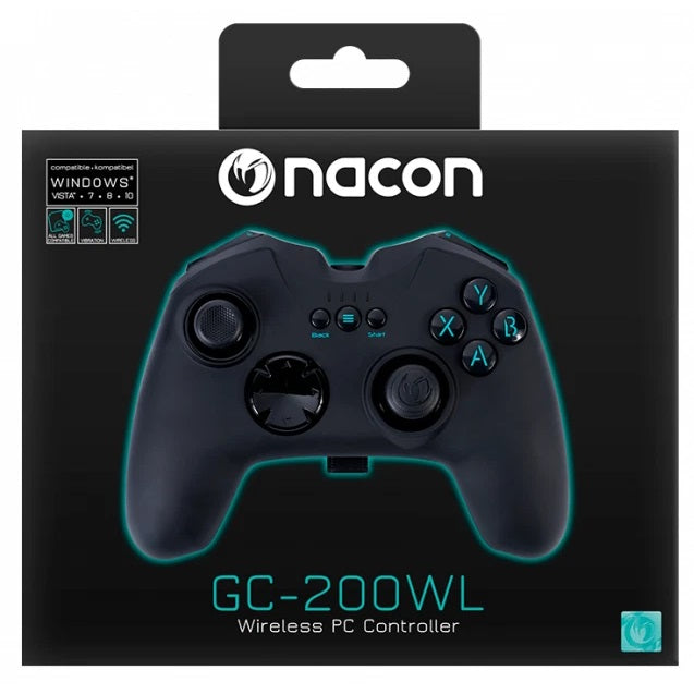 Nacon Wireless Pc Controller Senza Fili Pad Gaming Wireless 6 Pulsanti GC-200WL