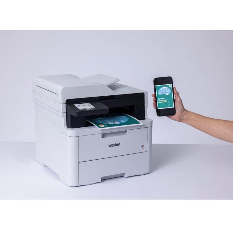 BROTHER STAMPANTE MULTIFUNZIONE LED A COLORI 18PPM F/R LAN WIFI MFC-L3740CDWE