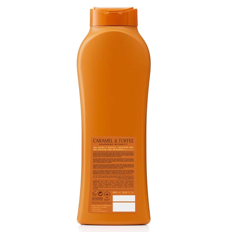 Tulipan Negro Shower Gel Bagno Doccia (Caramello & Toffee) Bagnoschiuma 650Ml