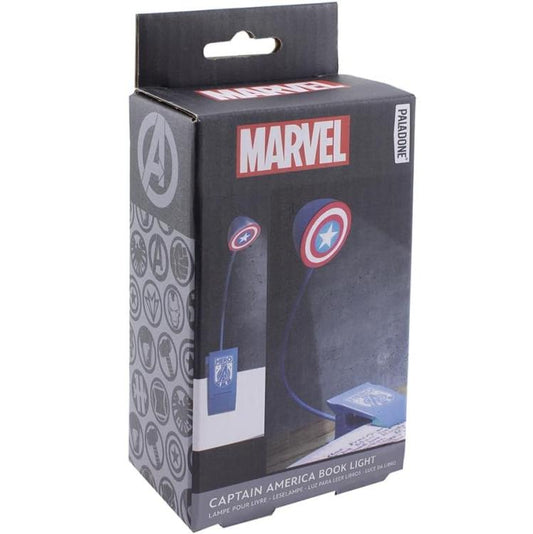 Paladone Marvel Lampada A Morsetto Da Lettura (Capitan America) Scudo Ufficiale