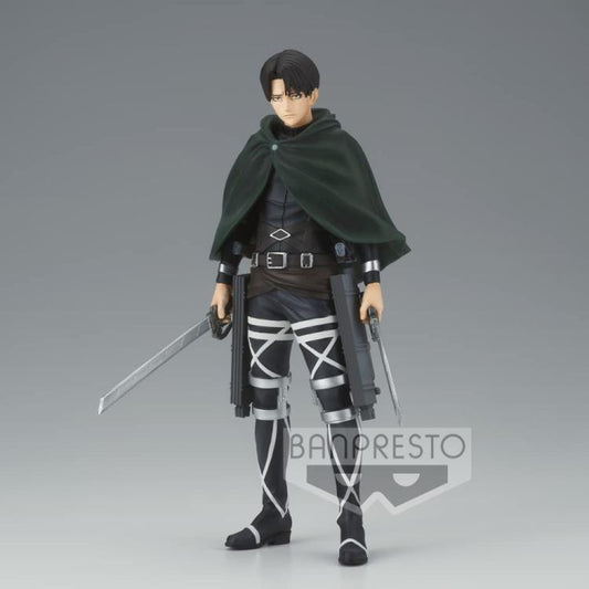 BANPRESTO ATTACK ON TITAN FINAL SEASON FIGURE LEVI SPECIAL 16 CM STATUA A.O.T.