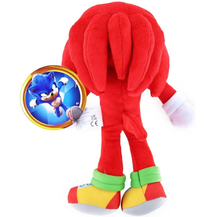 Jakks Pacific Peluche Sonic The Hedgehog 2 (Knuckles) 23Cm Pupazzo Giocattolo
